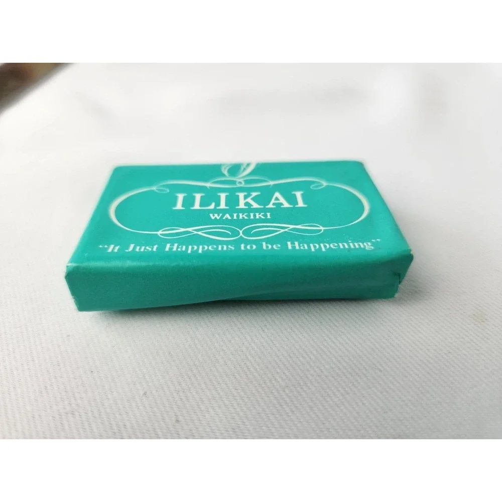 Vintage Travel Soap Bar Ilikai Waikiki Malaga Inn Hotel Oahu Hawaii Cleanser‎